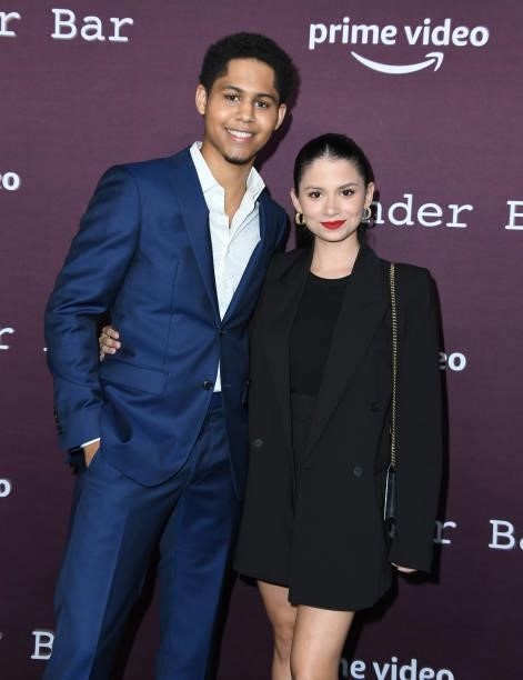 Rhenzy Feliz, Camila Perez arrives at DGA Theater Complex on October 03, 2021 in Los Angeles, California.