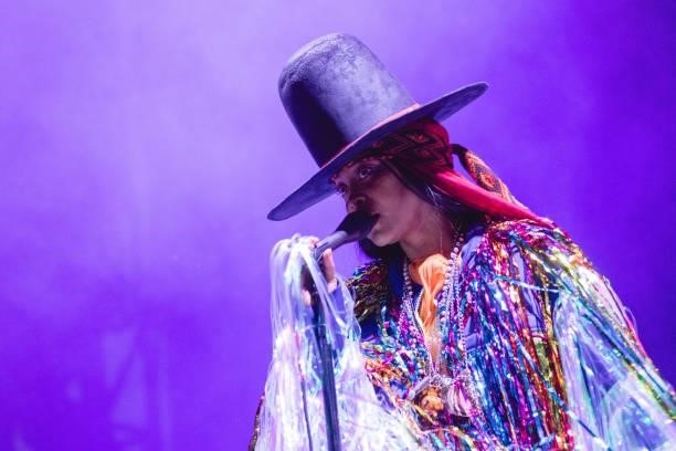 Singer-songwriter Erykah Badu performs onstage during weekend one, day three of Austin City Limits Music Festival at Zilker Park on October 03, 2021...