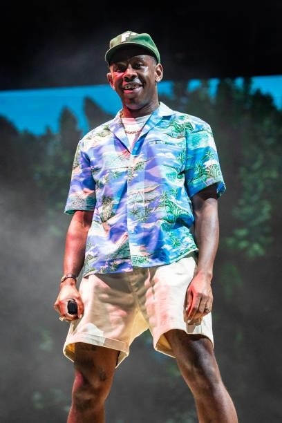 Tyler The Creator performs during weekend one of Austin City Limits Music Festival at Zilker Park on October 03, 2021 in Austin, Texas.