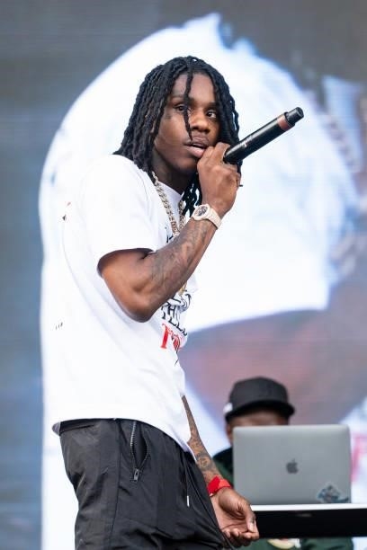 Polo G performs during weekend one of Austin City Limits Music Festival at Zilker Park on October 03, 2021 in Austin, Texas.