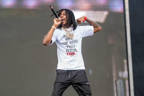 Polo G performs during weekend one of Austin City Limits Music Festival at Zilker Park on October 03, 2021 in Austin, Texas.