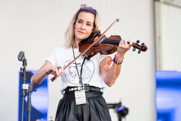 Martie McGuire performs during weekend one of Austin City Limits Music Festival at Zilker Park on October 03, 2021 in Austin, Texas.