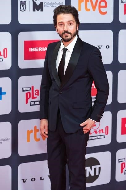 Diego Luna attends to Red Carpet of Platino Awards 2021 on October 03, 2021 in Madrid, Spain.
