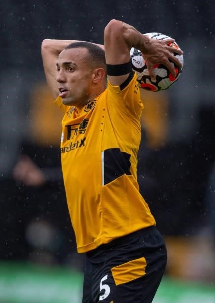 Marcal of Wolverhampton Wanderers in action during the Premier League match between Wolverhampton Wanderers and Newcastle United at Molineux on...