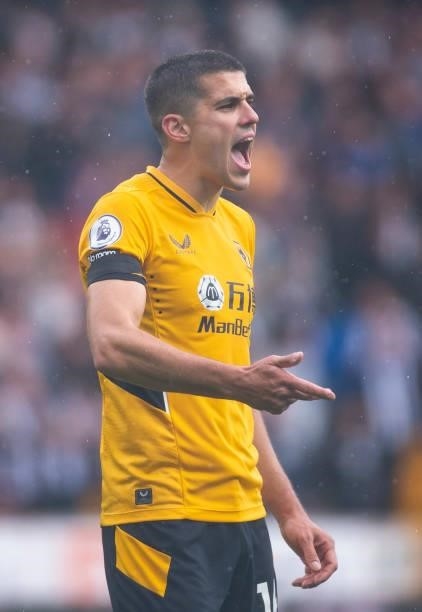 Conor Coady of Wolverhampton Wanderers during the Premier League match between Wolverhampton Wanderers and Newcastle United at Molineux on October 2,...