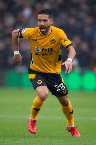 Joao Moutinho of Wolverhampton Wanderers during the Premier League match between Wolverhampton Wanderers and Newcastle United at Molineux on October...