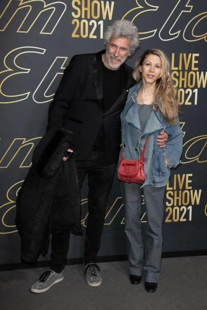 Tristane Banon and guest attend the Etam Womenswear Spring/Summer 2022 show as part of Paris Fashion Week at Opera Garnier on October 04, 2021 in...