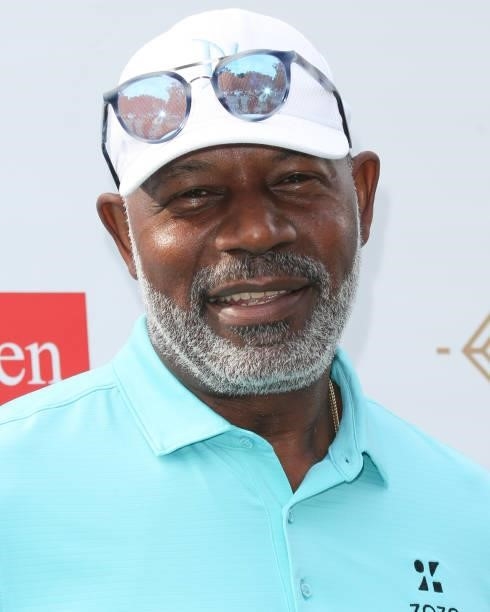 Actor Dennis Haysbert attends the George Lopez 14th Annual Celebrity Golf Classic Tournament on October 04, 2021 in Toluca Lake, California.