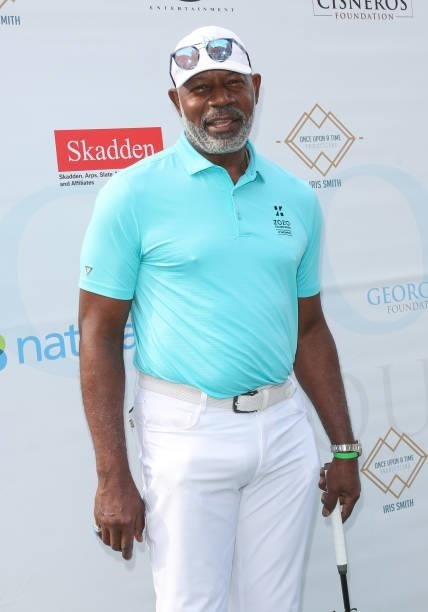 Actor Dennis Haysbert attends the George Lopez 14th Annual Celebrity Golf Classic Tournament on October 04, 2021 in Toluca Lake, California.