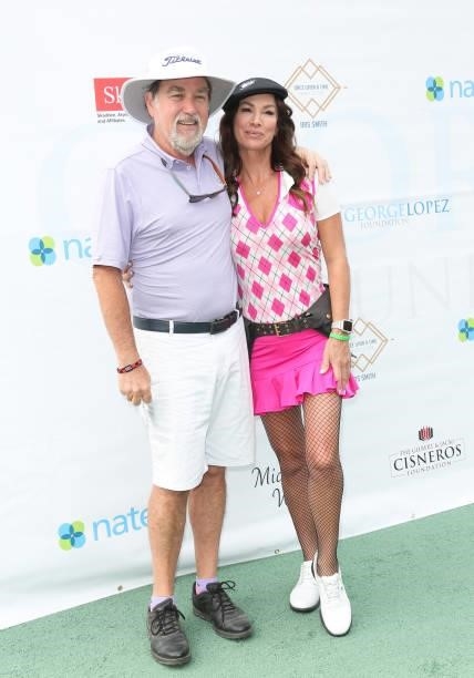 Actors Richard Karn and Debbe Dunning attend the George Lopez 14th Annual Celebrity Golf Classic Tournament on October 04, 2021 in Toluca Lake,...