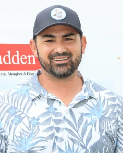 Pro Baseball Player Adrian Gonzalez attends the George Lopez 14th Annual Celebrity Golf Classic Tournament on October 04, 2021 in Toluca Lake,...