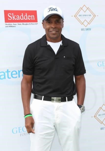Former Pro Boxer Sugar Ray Leonard attends the George Lopez 14th Annual Celebrity Golf Classic Tournament on October 04, 2021 in Toluca Lake,...