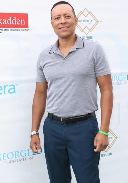 Actor Yancey Arias attends the George Lopez 14th Annual Celebrity Golf Classic Tournament on October 04, 2021 in Toluca Lake, California.