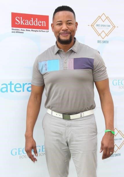 Actor Derrex Brady attends the George Lopez 14th Annual Celebrity Golf Classic Tournament on October 04, 2021 in Toluca Lake, California.