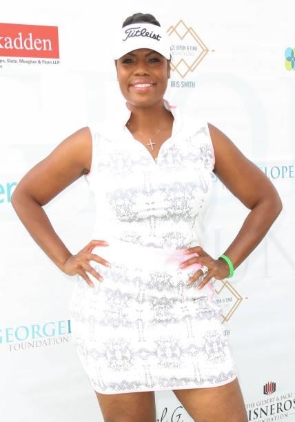 Personality Omarosa Newman attends the George Lopez 14th Annual Celebrity Golf Classic Tournament on October 04, 2021 in Toluca Lake, California.