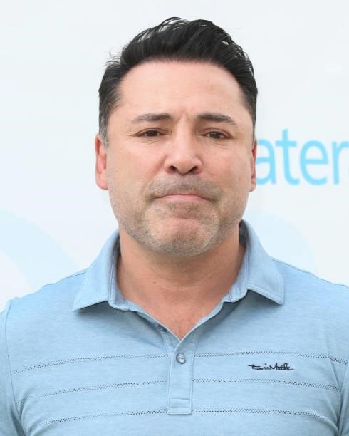 Former Pro Boxer Oscar DelAhoya attends the George Lopez 14th Annual Celebrity Golf Classic Tournament on October 04, 2021 in Toluca Lake, California.