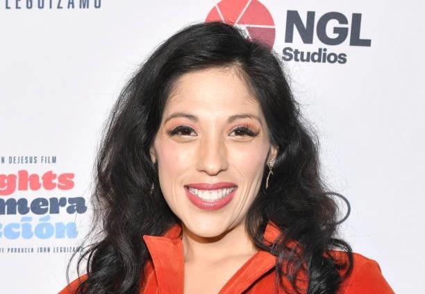 Connie Marie Flores attends the World Premiere of "Lights Camera Accion