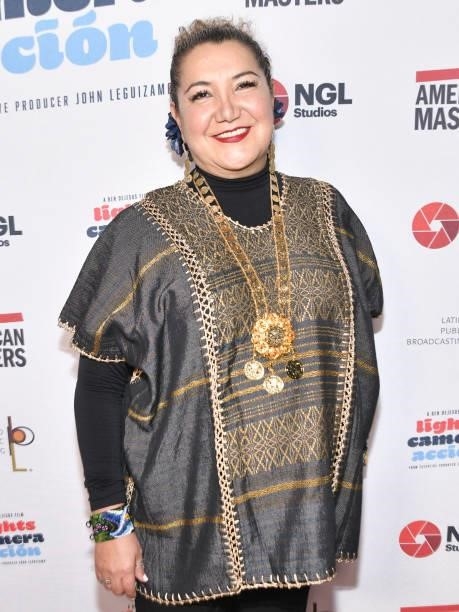 Blanca Araceli attends the World Premiere of "Lights Camera Accion
