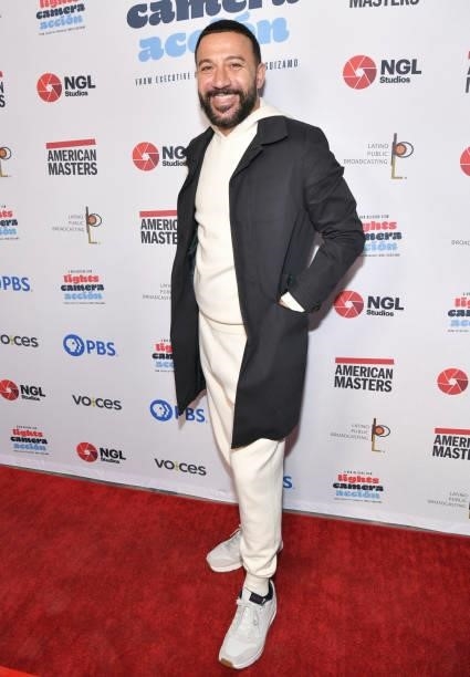 Chafik 'Chill' Lahzami attends the World Premiere of "Lights Camera Accion