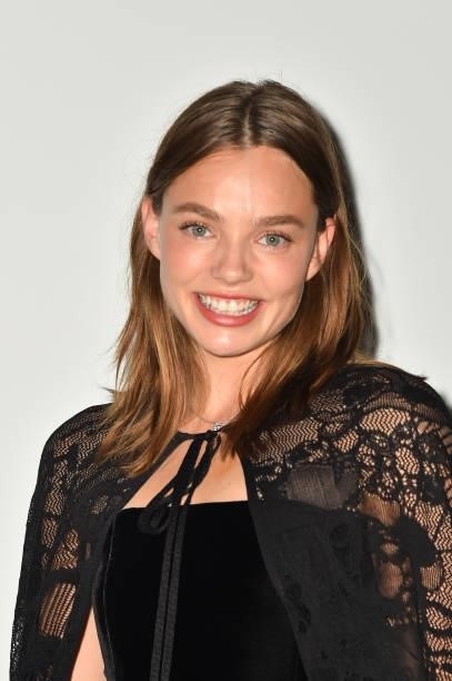 Kristine Froseth attends the Chanel Womenswear Spring/Summer 2022 show as part of Paris Fashion Week on October 05, 2021 in Paris, France.