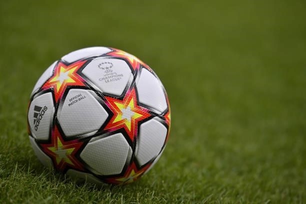 The official match ball during the UEFA Women's Champions League group A match between Servette FCCF and Juventus at Stade de Geneve on October 06,...