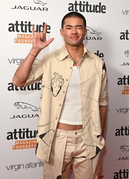 Chella Man attends The Virgin Atlantic Attitude Awards 2021 at The Roundhouse on October 06, 2021 in London, England.