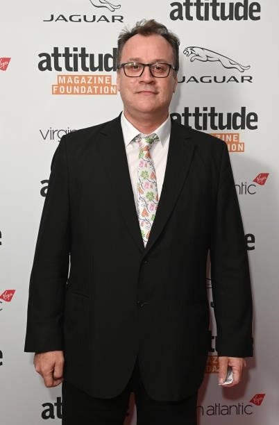 Russell T Davies attends The Virgin Atlantic Attitude Awards 2021 at The Roundhouse on October 06, 2021 in London, England.