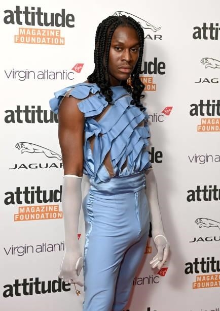 Otamere Guobadia attends The Virgin Atlantic Attitude Awards 2021 at The Roundhouse on October 06, 2021 in London, England.
