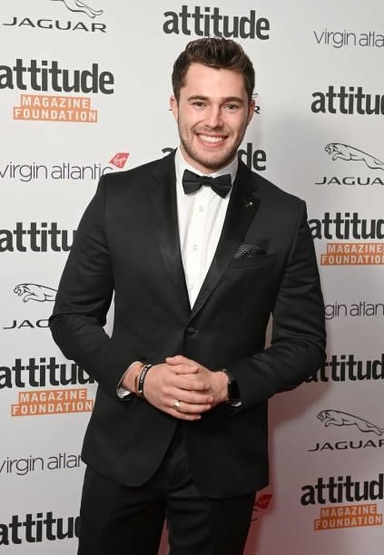 Curtis Pritchard attends The Virgin Atlantic Attitude Awards 2021 at The Roundhouse on October 06, 2021 in London, England.