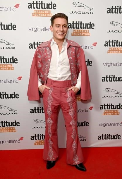 Riyadh Khalaf attends The Virgin Atlantic Attitude Awards 2021 at The Roundhouse on October 06, 2021 in London, England.