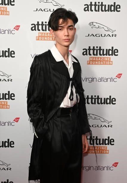 William Gao attends The Virgin Atlantic Attitude Awards 2021 at The Roundhouse on October 06, 2021 in London, England.