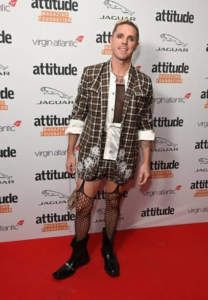 Jake Shears attends The Virgin Atlantic Attitude Awards 2021 at The Roundhouse on October 06, 2021 in London, England.