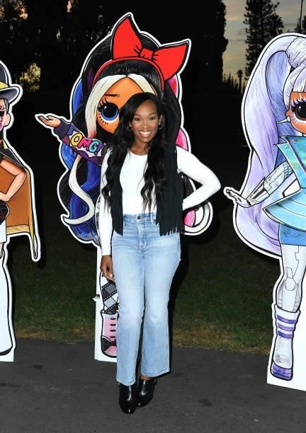 Khadijah Haqq McCray attends the Premiere of 'L.O.L Surprise!' at Hollywood Forever on October 06, 2021 in Hollywood, California.