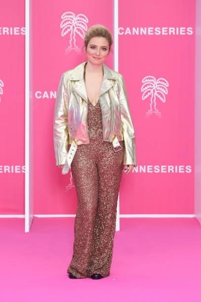 Lula Cotton Frapier attends the opening ceremony during the 4th Canneseries Festival on October 08, 2021 in Cannes, France.