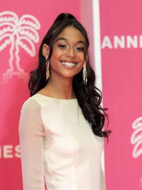 Laetitia Kerfa attends the opening ceremony of the 4th Canneseries Festival on October 08, 2021 in Cannes, France.