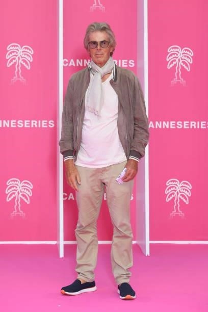 Dominique Desseigne attends the opening ceremony during the 4th Canneseries Festival on October 08, 2021 in Cannes, France.