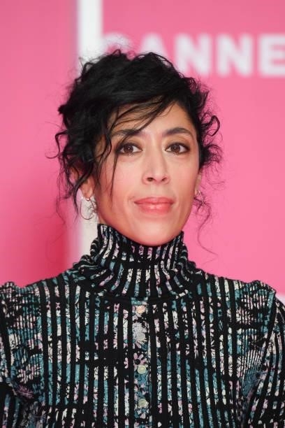 Naidra Ayadi attends the opening ceremony during the 4th Canneseries Festival on October 08, 2021 in Cannes, France.