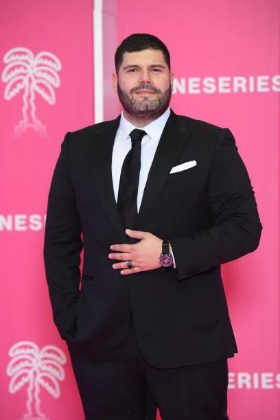 Salvatore Esposito attends the opening ceremony during the 4th Canneseries Festival on October 08, 2021 in Cannes, France.