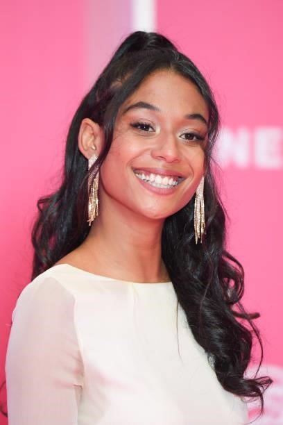 Laetitia Kerfa attends the opening ceremony during the 4th Canneseries Festival on October 08, 2021 in Cannes, France.