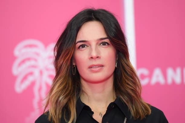 Ornella Fleury attends the opening ceremony during the 4th Canneseries Festival on October 08, 2021 in Cannes, France.