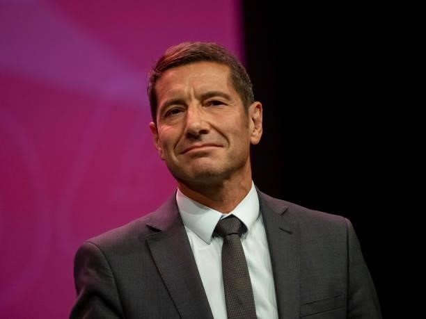 David Lisnard attends the opening ceremony of the 4th Canneseries Festival on October 08, 2021 in Cannes, France.