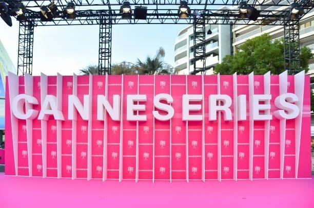 Atmosphere during the opening ceremony during the 4th Canneseries Festival on October 08, 2021 in Cannes, France.