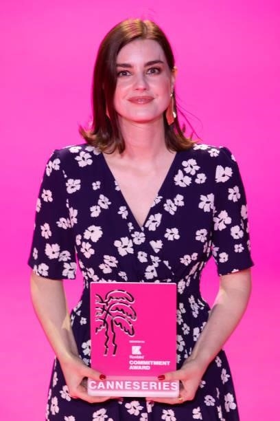 Laurie Nunn attends the opening ceremony during the 4th Canneseries Festival on October 08, 2021 in Cannes, France.