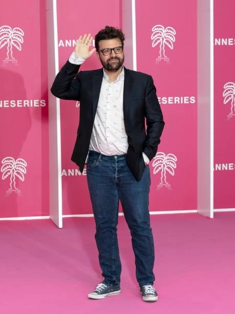 Erwann Kermorvant attends the opening ceremony during the 4th Canneseries Festival on October 08, 2021 in Cannes, France.