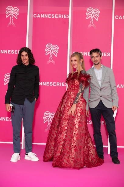 Guests attend the opening ceremony during the 4th Canneseries Festival on October 08, 2021 in Cannes, France.