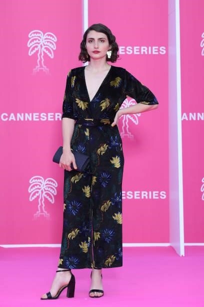 Dana Crosa attends the opening ceremony during the 4th Canneseries Festival on October 08, 2021 in Cannes, France.