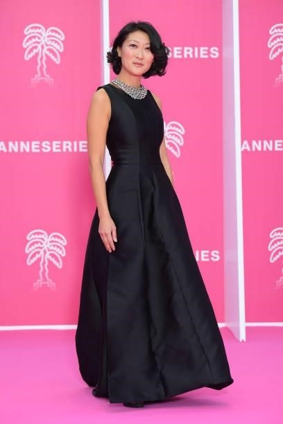 Fleur Pellerin attends the opening ceremony during the 4th Canneseries Festival on October 08, 2021 in Cannes, France.