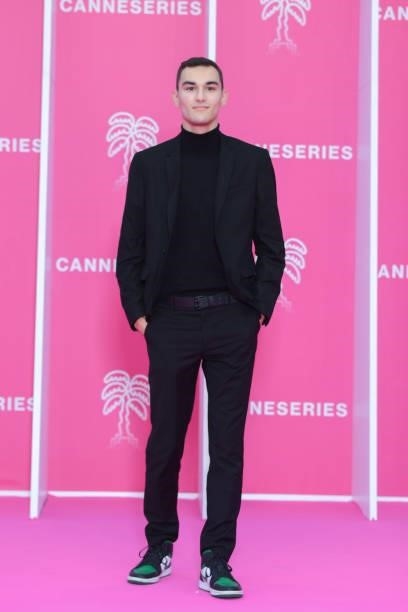 A guest attends the opening ceremony during the 4th Canneseries Festival on October 08, 2021 in Cannes, France.