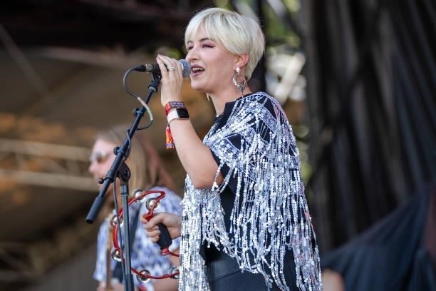 Maggie Rose performs during Weekend 2 of the ACL Music Festival at Zilker Park on October 08, 2021 in Austin, Texas.