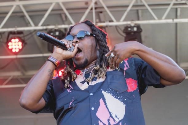 Rapper The Teeta performs onstage during weekend two, day one of the Austin City Limits Music Festival at Zilker Park on October 08, 2021 in Austin,...